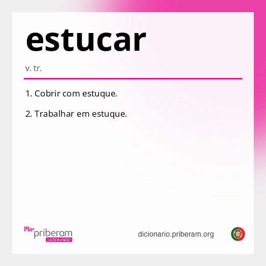 Significado de estucar