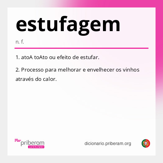 Significado de estufagem