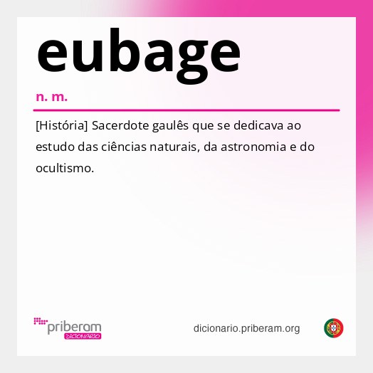 Significado de eubage