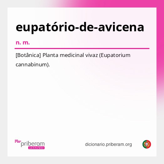 Significado de eupatório-de-avicena