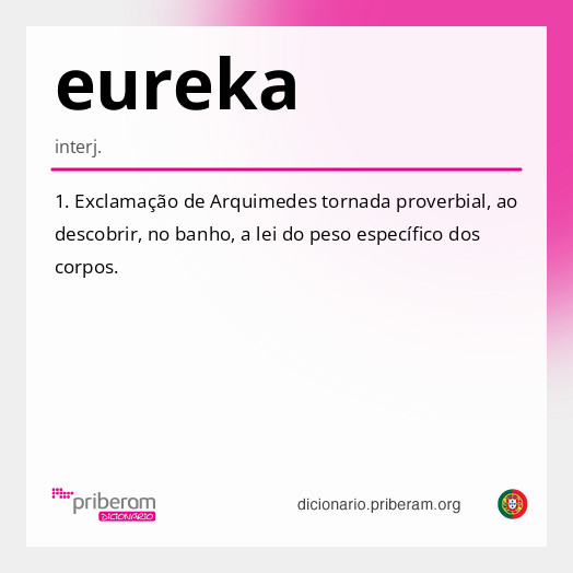 Significado de eureka