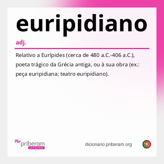 Significado de euripidiano
