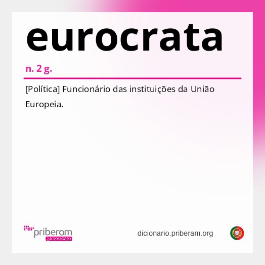 Significado de eurocrata