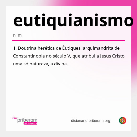 Significado de eutiquianismo