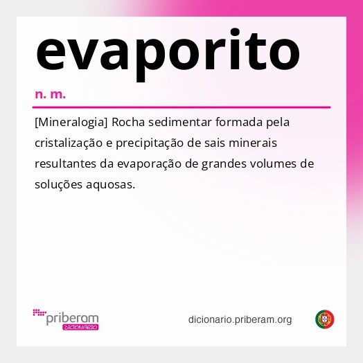 Significado de evaporito