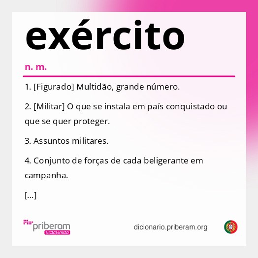 Significado de exército