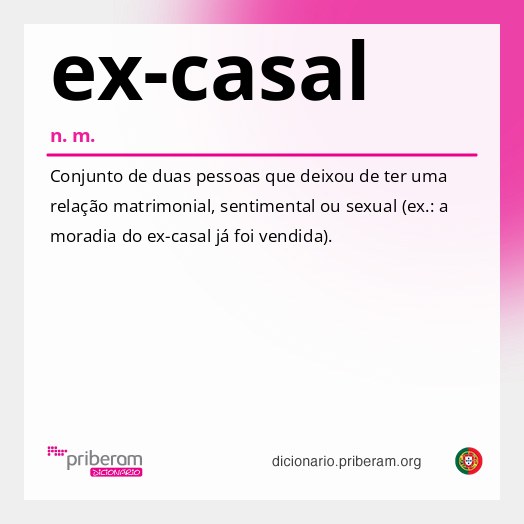 Significado de ex-casal