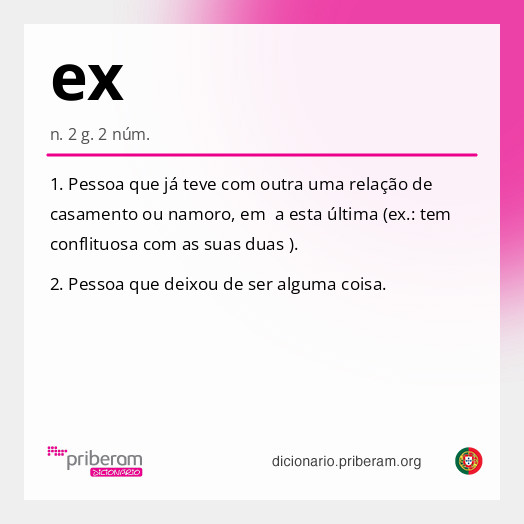 Significado de ex