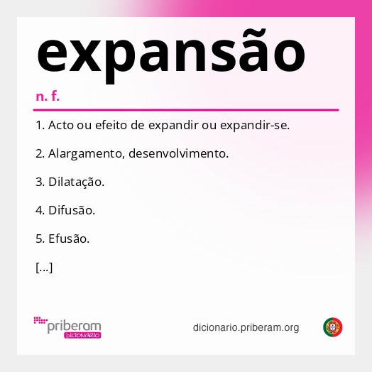 Significado de expansão
