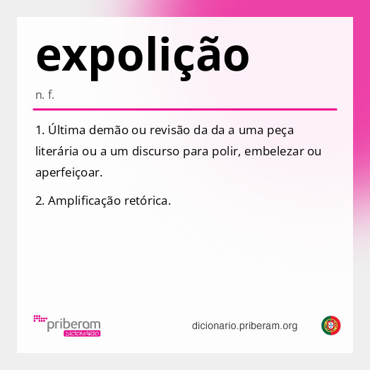 Significado de expolição