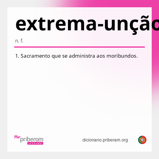Significado de extrema-unção