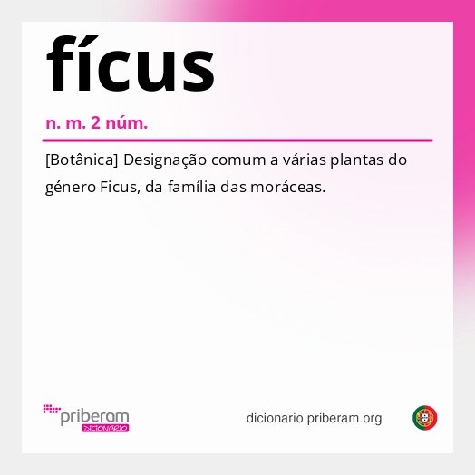 Significado de fícus