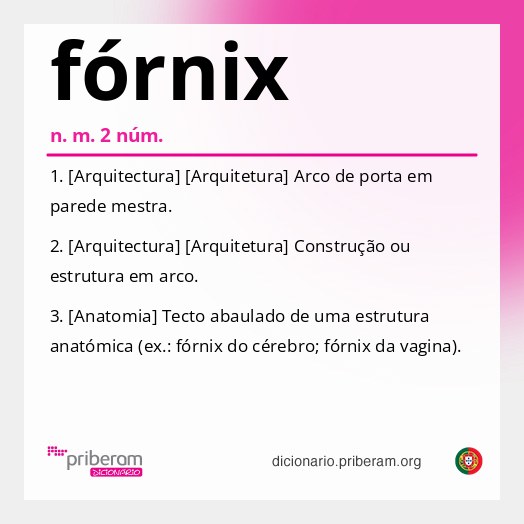 Significado de fórnix