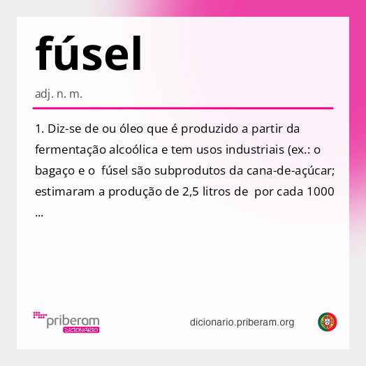 Significado de fúsel