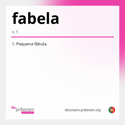 Significado de fabela