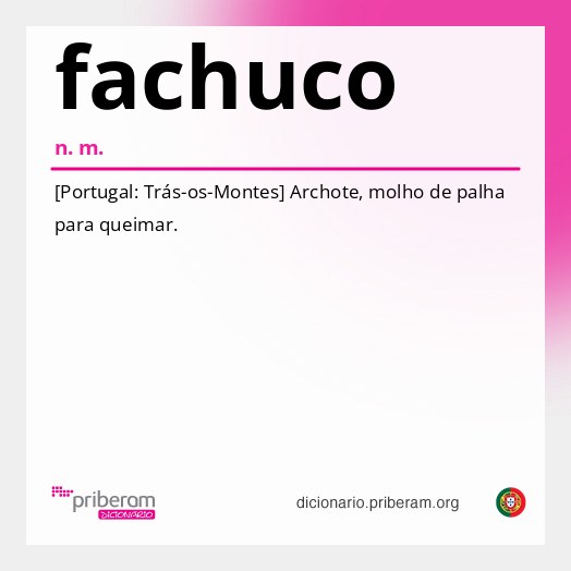 Significado de fachuco