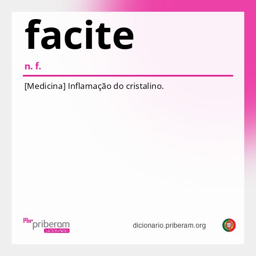 Significado de facite