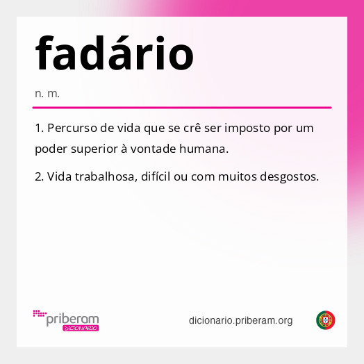 Significado de fadário