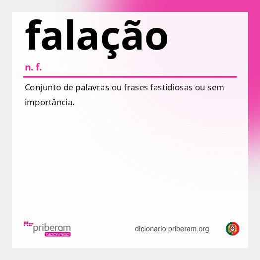 Significado de falação
