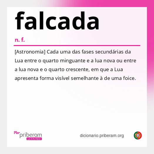 Significado de falcada