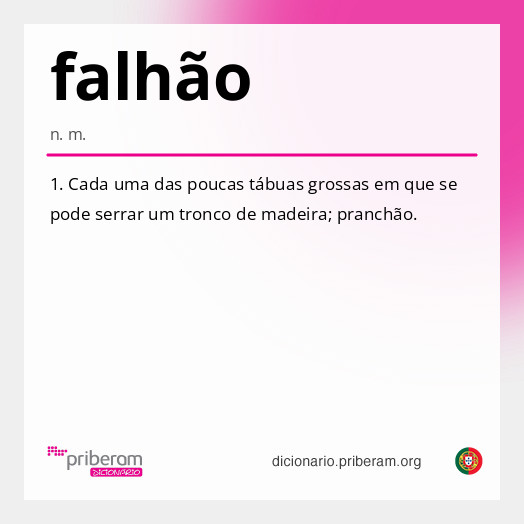 Significado de falhão