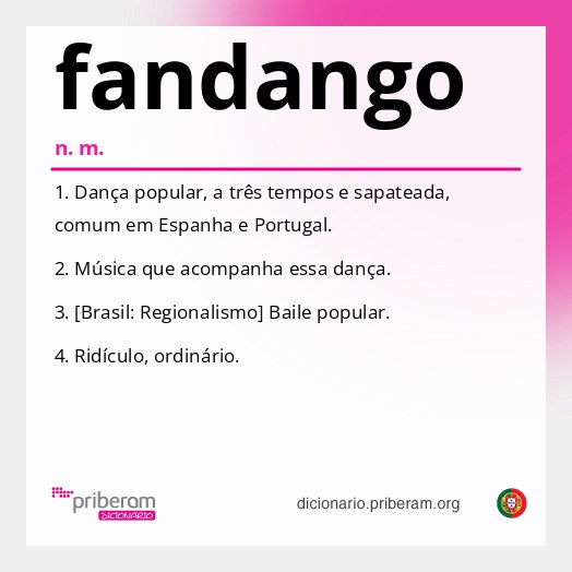 Significado de fandango