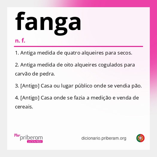 Significado de fanga