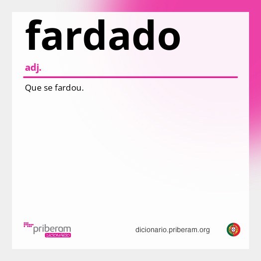 Significado de fardado