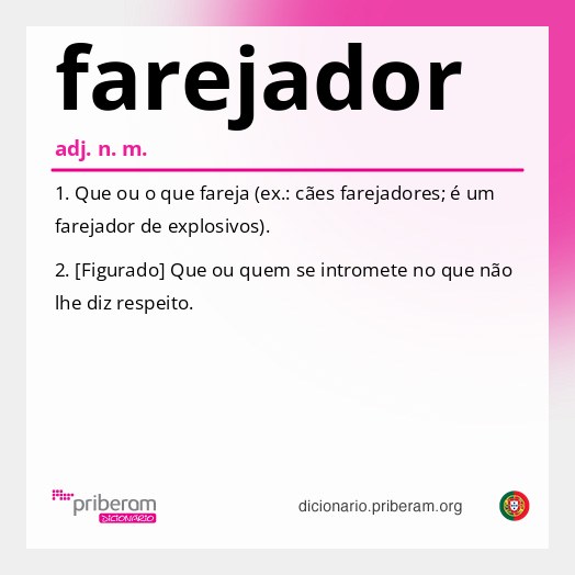 Significado de farejador