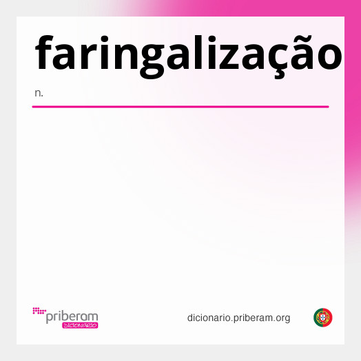 Significado de faringalização