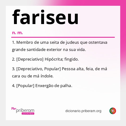 Significado de fariseu