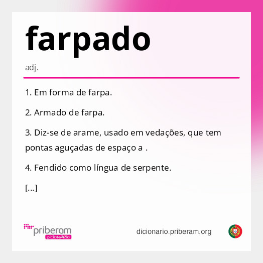 Significado de farpado