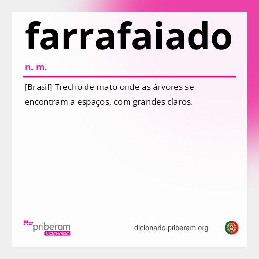 Significado de farrafaiado