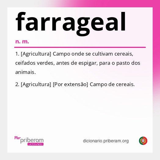 Significado de farrageal