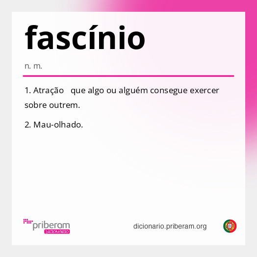 Significado de fascínio