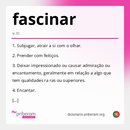 Significado de fascinar