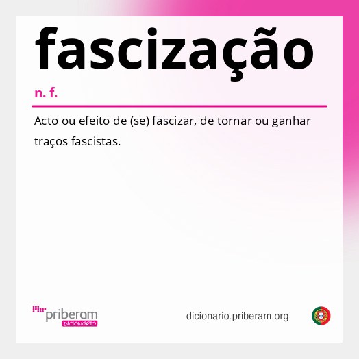 Significado de fascização