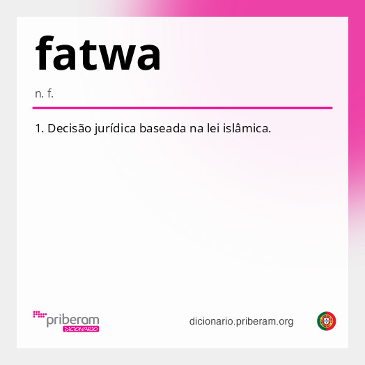 Significado de fatwa