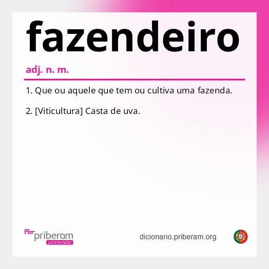 Significado de fazendeiro