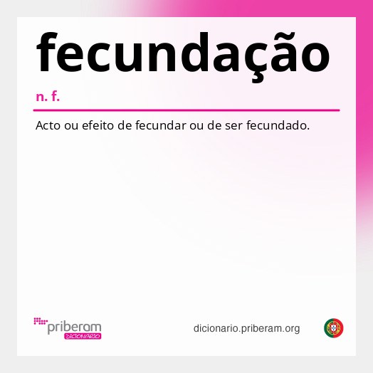 Significado de fecundação