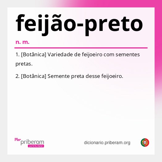 Significado de feijão-preto