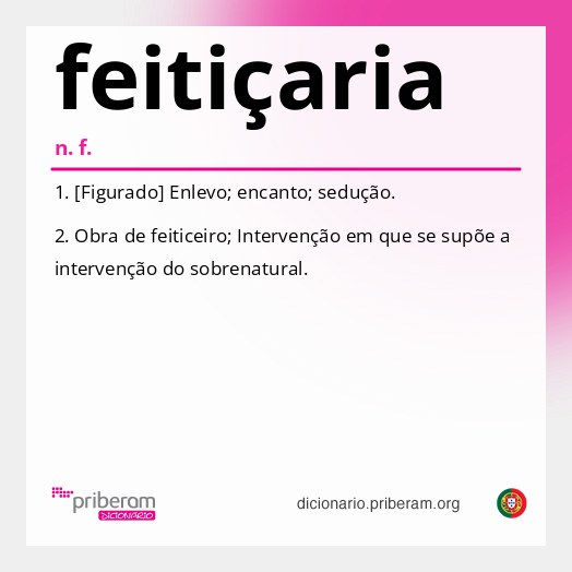 Significado de feitiçaria