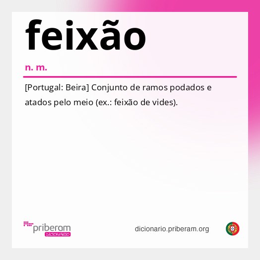 Significado de feixão