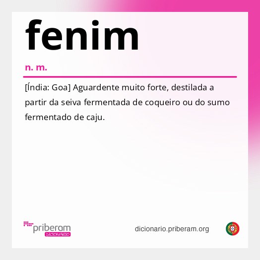Significado de fenim