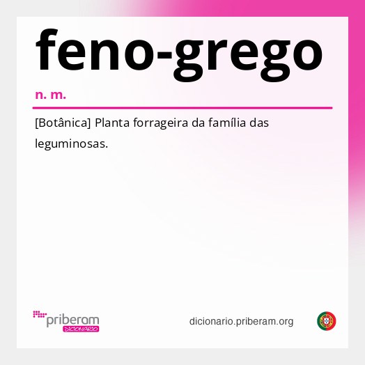 Significado de feno-grego