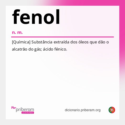 Significado de fenol
