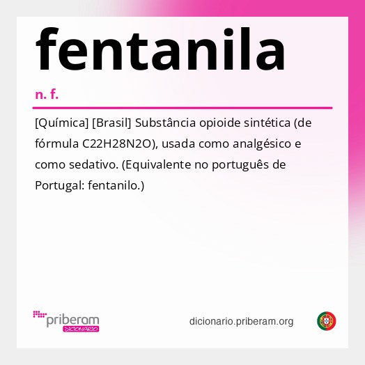 Significado de fentanila