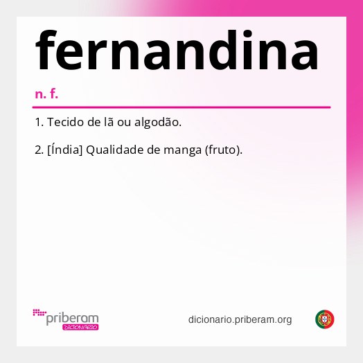 Significado de fernandina