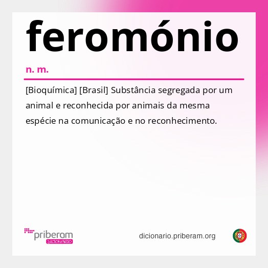 Significado de feromónio