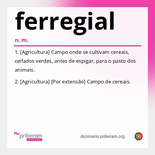 Significado de ferregial